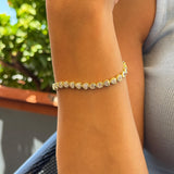 Heart Diamonds Tennis Bracelet