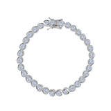 Heart Diamonds Tennis Bracelet