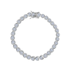 Heart Diamonds Tennis Bracelet