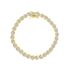 Heart Diamonds Tennis Bracelet