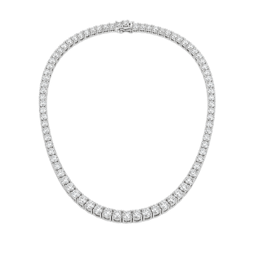 Classic Diamond Tennis Necklace