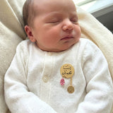 Baby Name Engraved Brooch