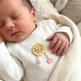 Baby Name Engraved Brooch