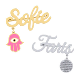 Baby Name Brooch