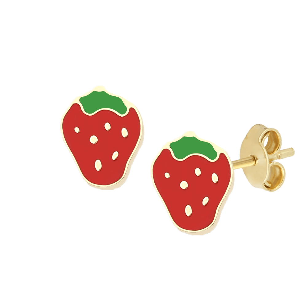 Baby Strawberry Studs