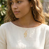 Birth Flower Birthstone Necklace