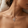 Birth Flower Birthstone Necklace