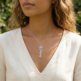 Birth Flower Name Necklace