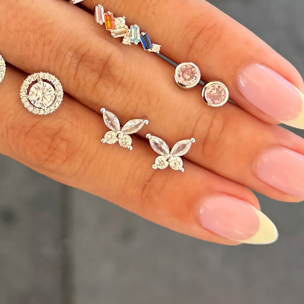 Butterfly Diamond Studs