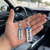 Lebanese Car Plate Keychain