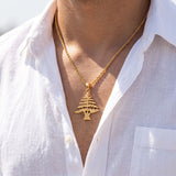 Lebanon Cedar Men's Necklace