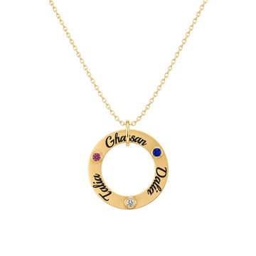 Circle Family Necklace