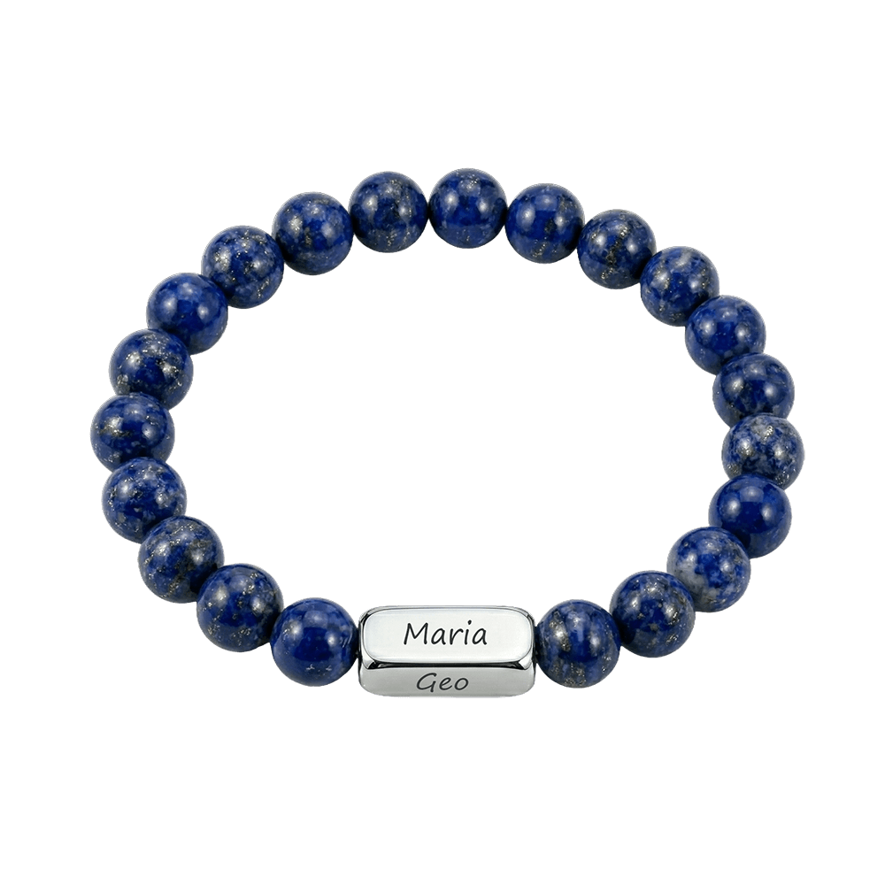 Cubic Bar Beads Bracelet