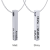 Cubic Bar Men's Necklace