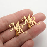Custom Initials Cuff Links