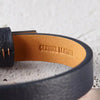 Name Plates Leather Bracelet