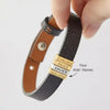 Name Plates Leather Bracelet