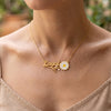 Daisy Flower Name Necklace
