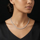 Classic Diamond Tennis Necklace