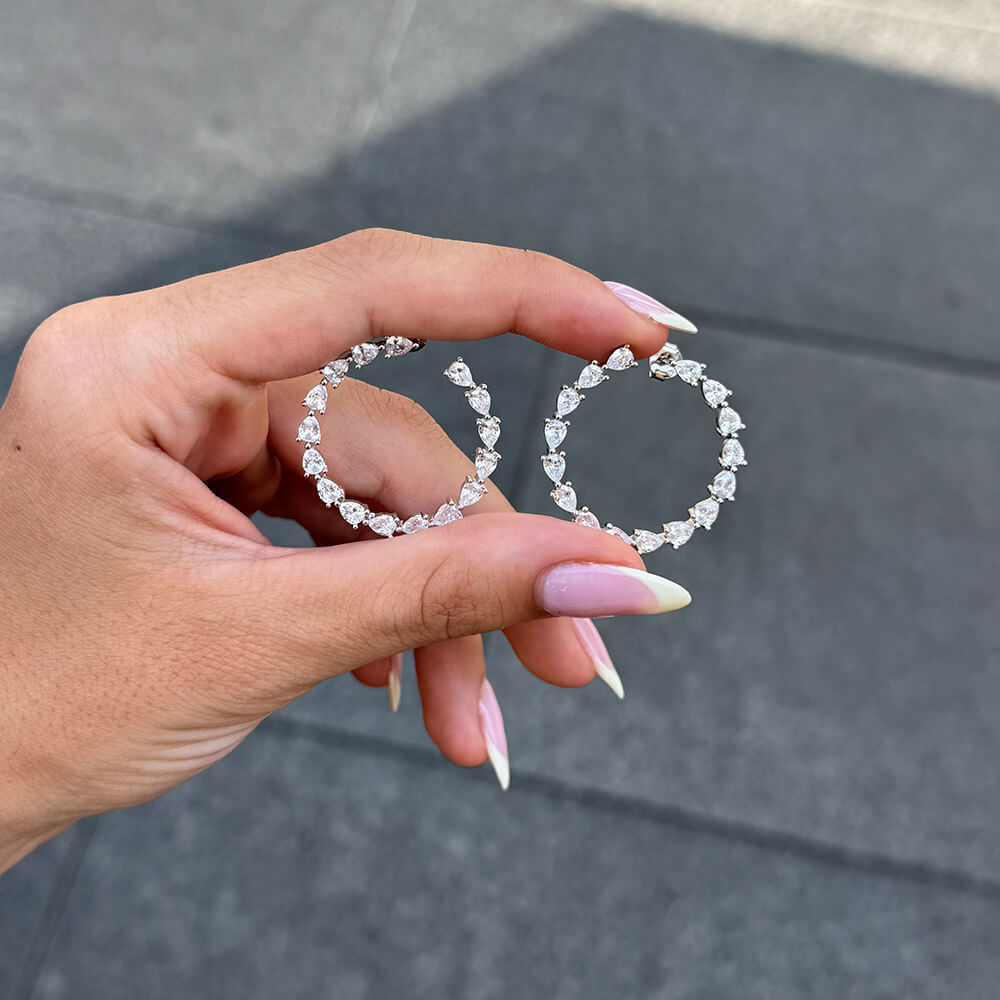 Dream Luxury Diamond Hoops