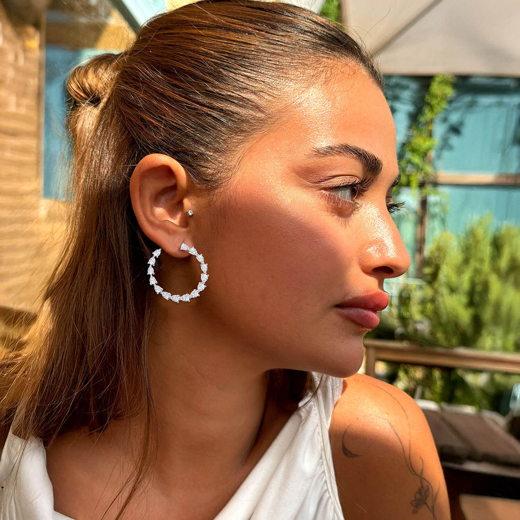 Dream Luxury Diamond Hoops