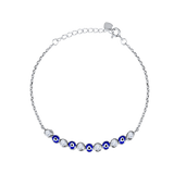Mini Evil Eye Diamond Bracelet