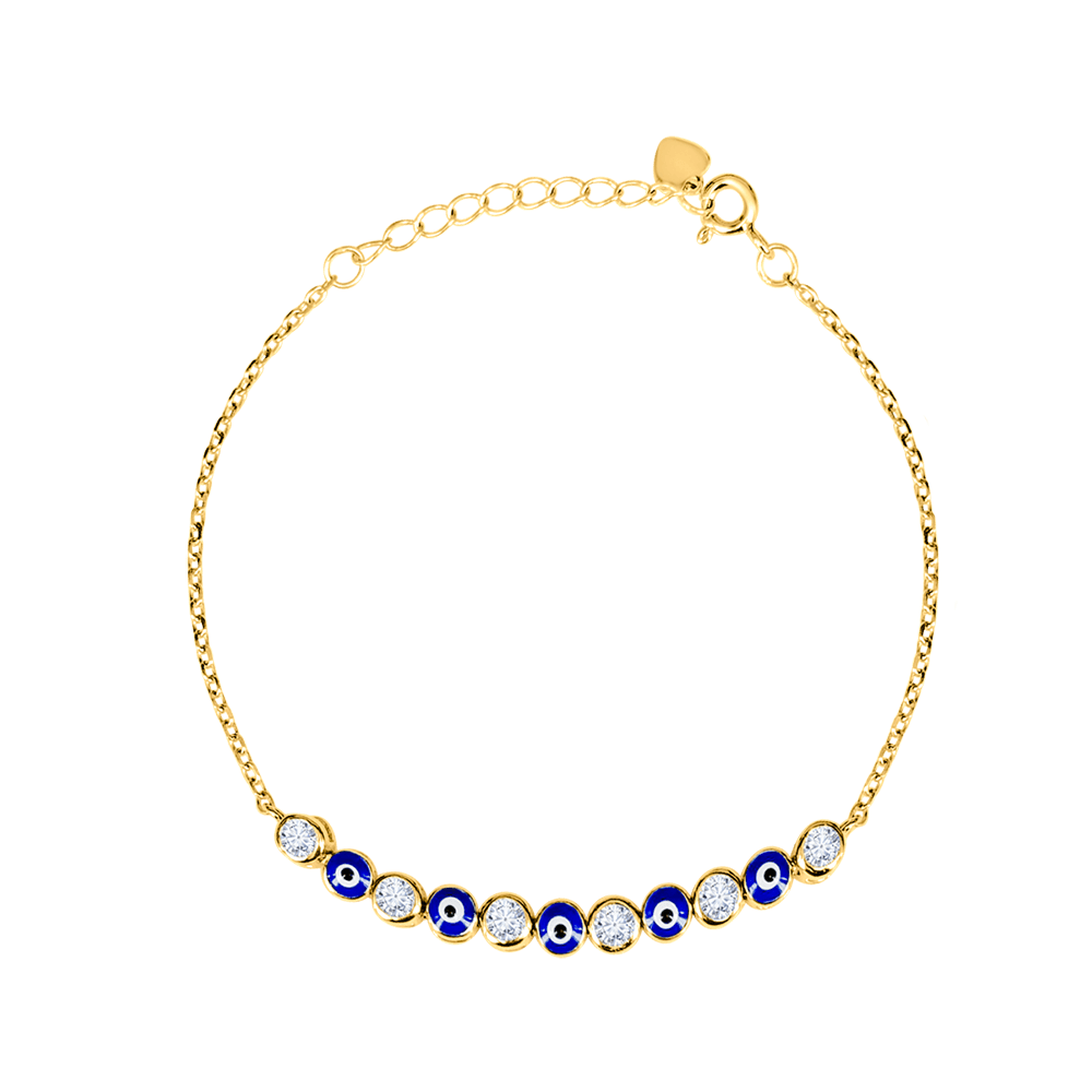 Mini Evil Eye Diamond Bracelet