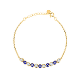 Mini Evil Eye Diamond Bracelet