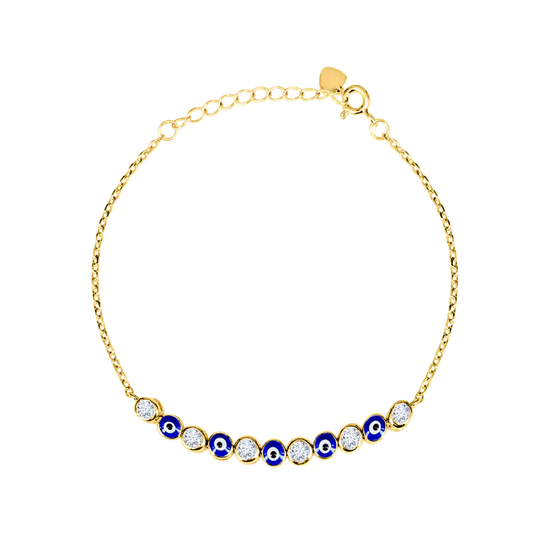 Mini Evil Eye Diamond Bracelet