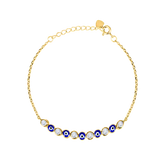 Mini Evil Eye Diamond Bracelet