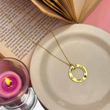 Family Circle Birthstones Gold 18K Necklace