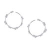 Fancy Diamond Hoops