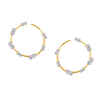 Fancy Diamond Hoops