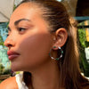 Fancy Diamond Hoops