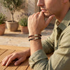Flat Links Cord Bracelet