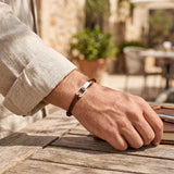 Flat Links Cord Bracelet