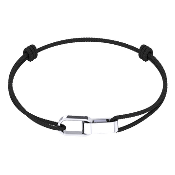 Flat Links Cord Bracelet