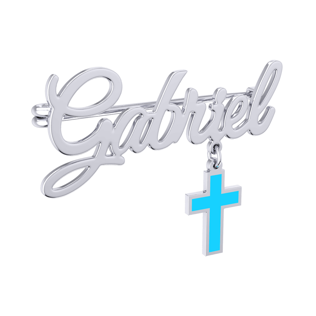 Baby Name Brooch