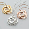 Interlocked Hoops Necklace