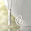 Interlocked Hoops Necklace