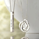 Interlocked Hoops Necklace