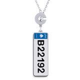Lebanese Car Plate Keychain
