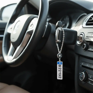 Lebanon Car Plate Keychain