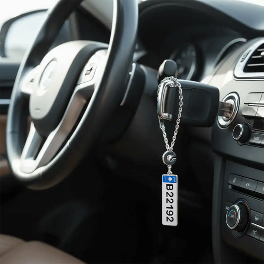 Lebanon Car Plate Keychain