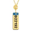Lebanon Car Plate Keychain