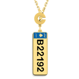 Lebanon Car Plate Keychain