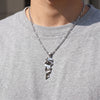Lebanon 3D Map Men's Necklace