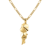 Lebanon 3D Map Women's Necklace