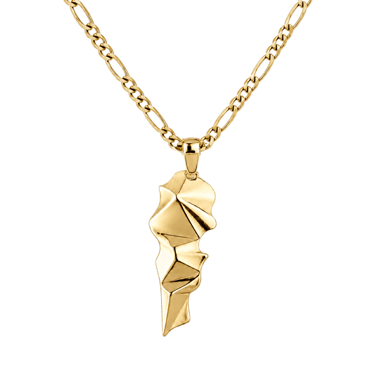 Lebanon 3D Map Women's Necklace