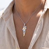 Lebanon 3D Map Men's Necklace